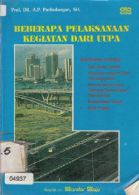 Beberapa pelaksanaan kegiatan dari UUPA