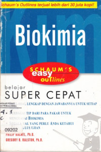 Biokimia : Schaum' s easy outlines