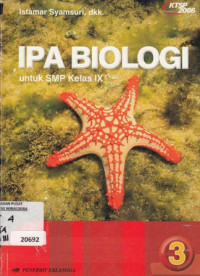 IPA BIOLOGI untuk SMP kelas IX jilid 3