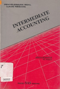 Intermediate Accounting