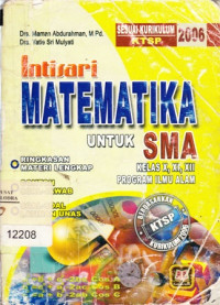 Intisari matematika untuk SMA kelas X, XI, XII