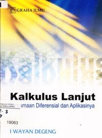 Kalkulus lanjut persamaan diferensial dan aplikasinya