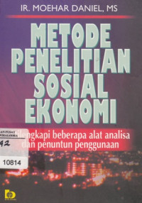 Metode Penelitian Sosial Ekonomi