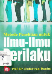 Metode Penelitian untuk Ilmu-Ilmu Perilaku