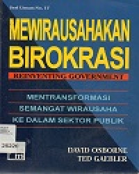 Mewirausahakan Birokrasi