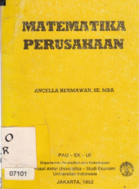 Matematika perusahaan