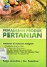 Pemasaran Produk Pertanian