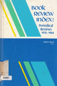 Book Review Index : Periodical Reviews 1976-7984