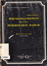 Peraturan Perundang-Undangan Tentang Pemerintahan Daerah