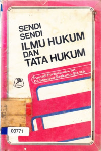 Sendi-Sendi Ilmu Hukum Dan Tata Hukum